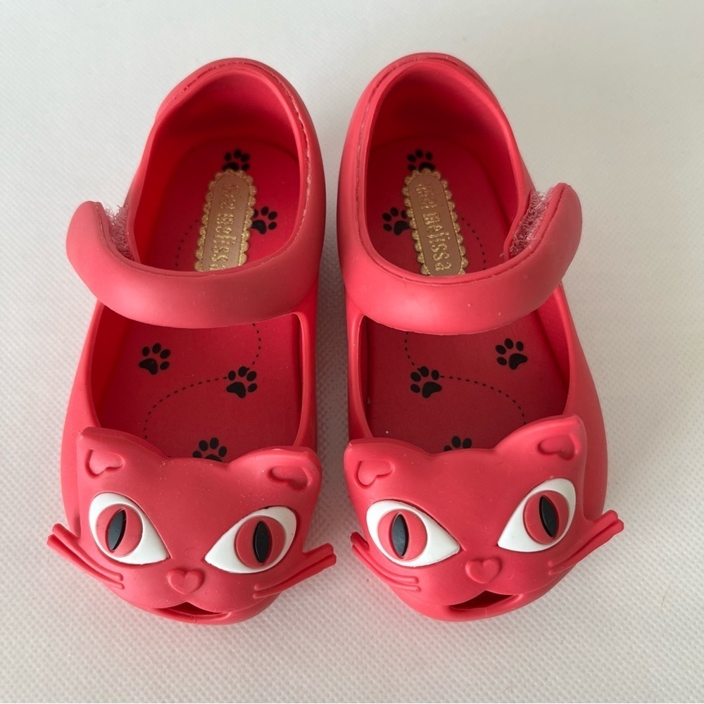 Mini Melissa Pink Cat Shoes